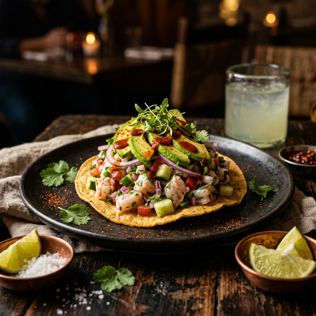 Ceviche Tostada