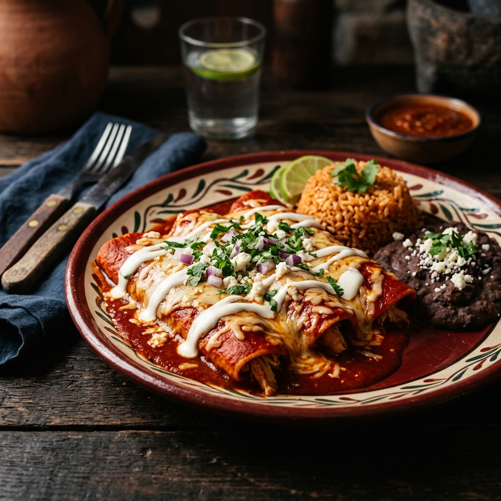 Enchiladas Rojas